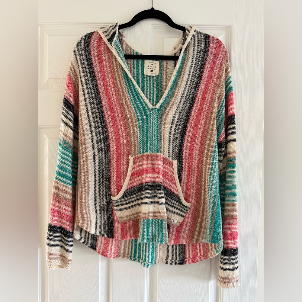 Billabong - Hooded Bell-Sleeve Sweater - Size M
